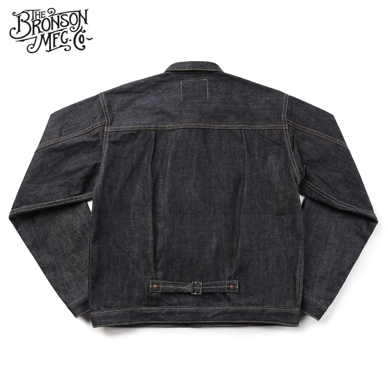 Немытая ВИНТАЖНАЯ ДЖИНСОВАЯ КУРТКА цвета индиго bronson 14 5 oz 44806XX|denim jacket|jacket jacketbronson