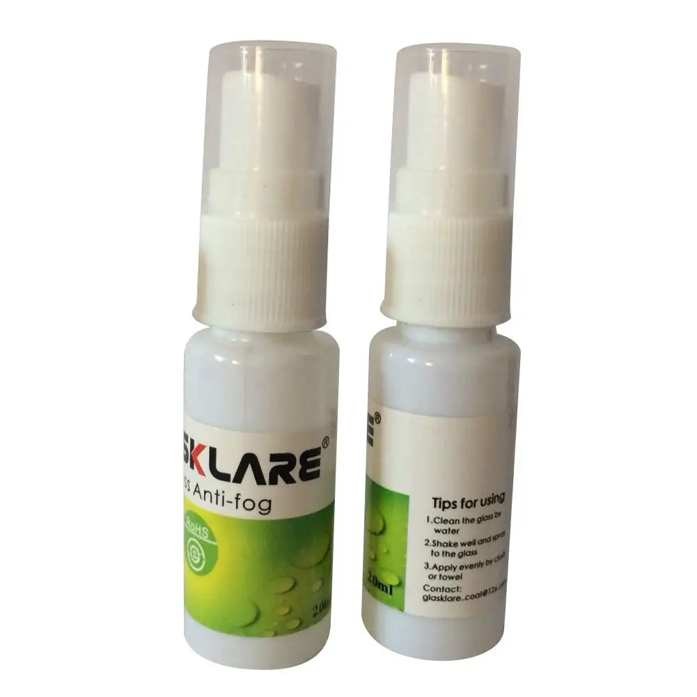 Автомобильное домашнее стекло GLASKLARE противотуманное для шлема покрытие 20 мл