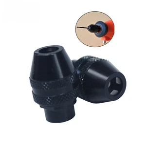 Сверлильный патрон без ключа для вращающихся инструментов dremel, Аксессуары dremel 0,5-3,2 мм, мини-сверлильный патрон, адаптер для патронов для гибкого вала сверла