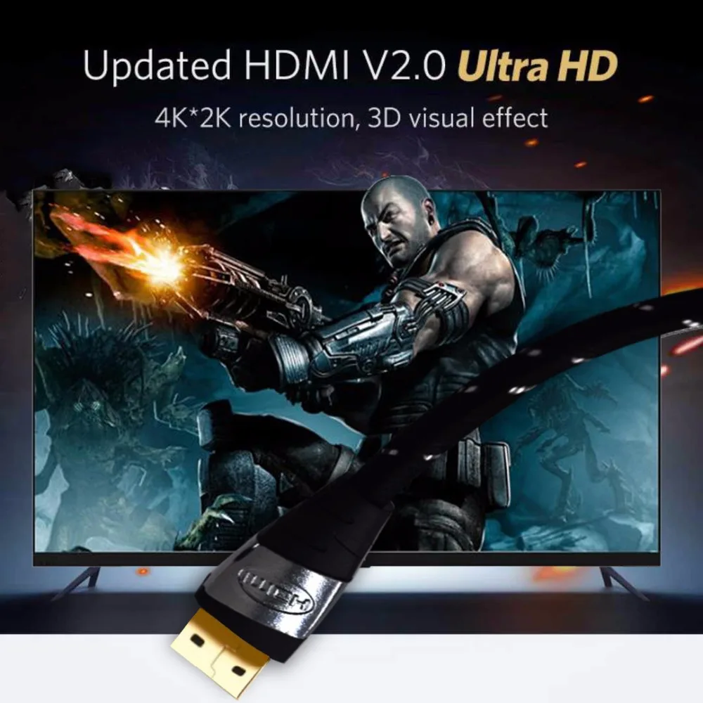 Кабель HDMI Welldiea (мужчинами кабель) 2 0 4 k 3D 60FPS группа плетеный кабель для HDTV ЖК