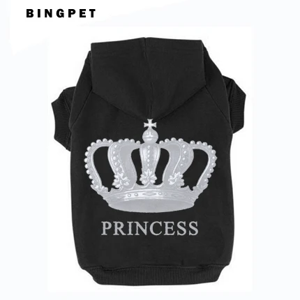 Корона принцесса Pet свитер для собаки кошки толстовки Весна Зима Одежда собак |