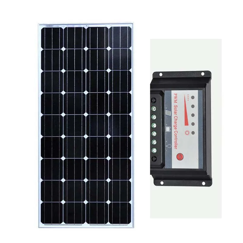 Набор солнечных панелей 12v 150w Контроллер заряда 12 v/24 v 30A солнечное зарядное