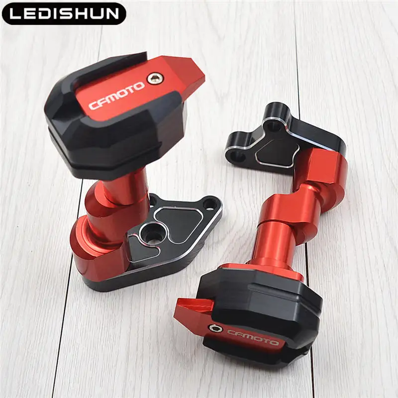 650NK-Red Для CFMOTO 250NK 150NK 400NK 650NK CF400NK CF650NK 400 650 NK400 NK650 слайдеры рамы для езды на мотоцикле с Защита от падения - Цвет: 650NK-Red