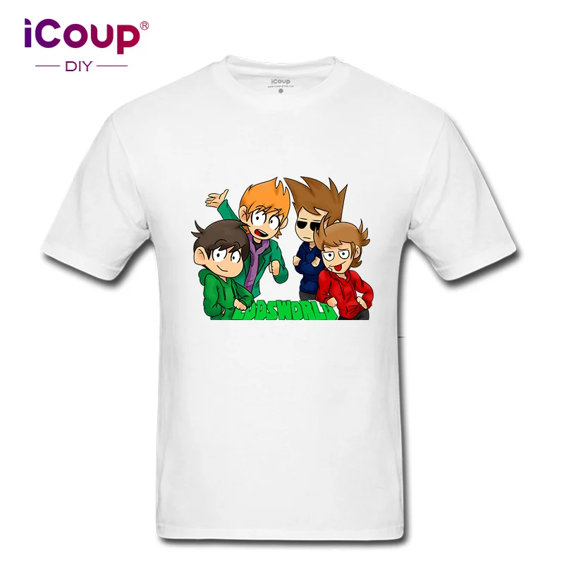 ICoup мужской Eddsworld EW 100% хлопок с коротким рукавом | Мужская одежда