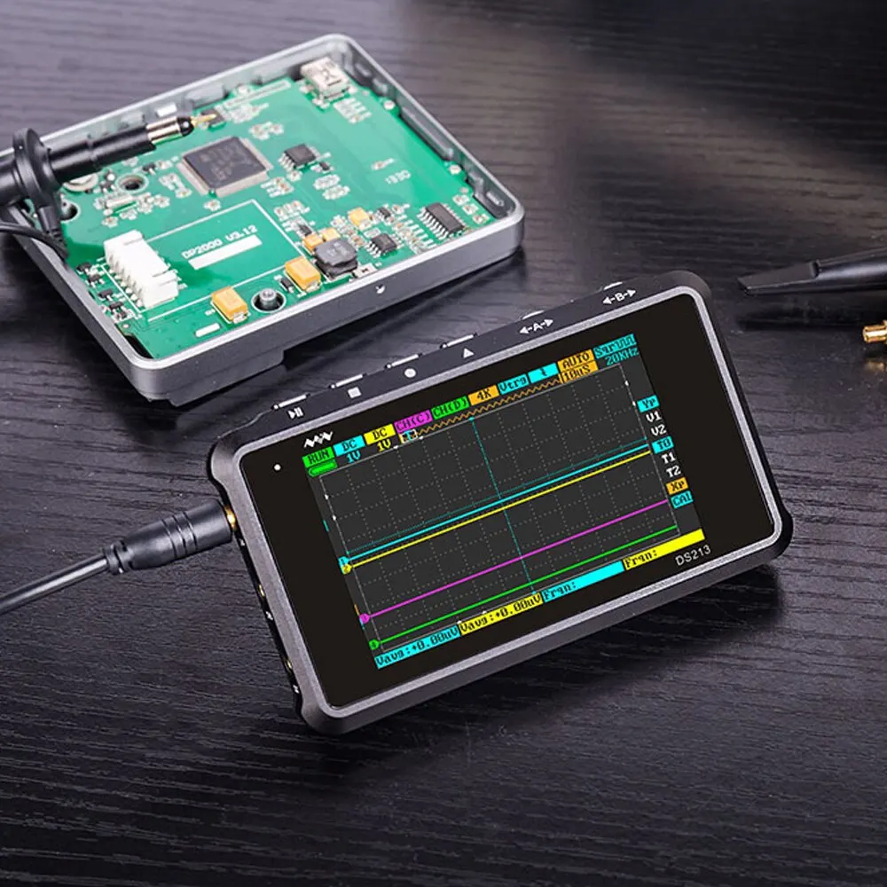 Мини цифровой осциллограф с шестигранным ключом зонд для осциллографа Сделай