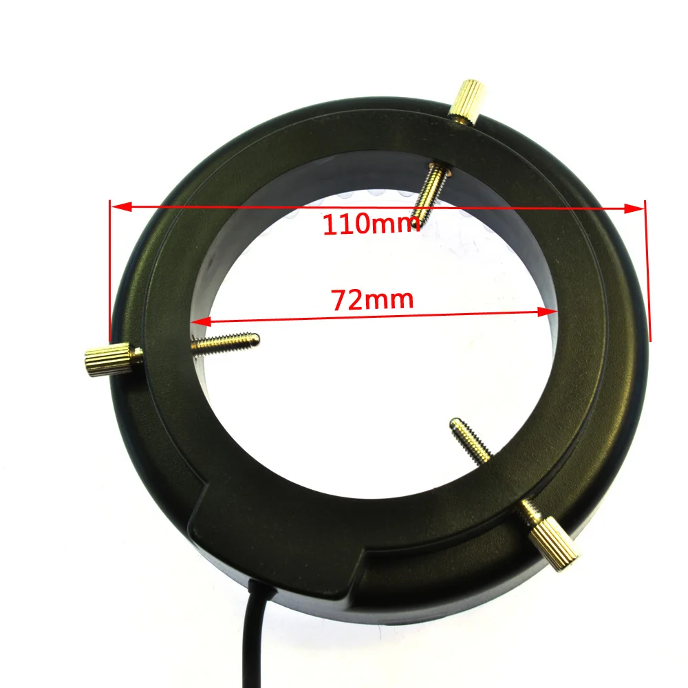 72 мм светодиодный кольцевой светильник Тринокулярный стереомагнитофон источник