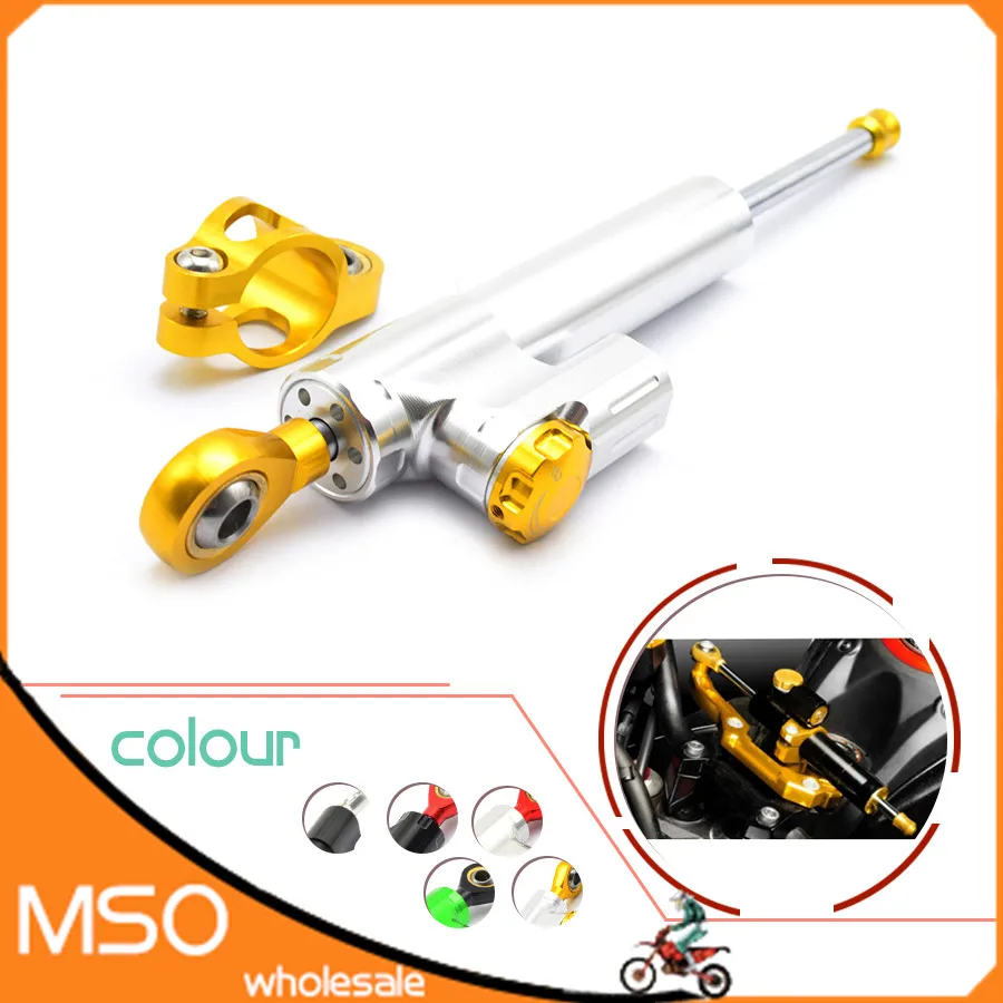 Мотоцикл CNC демпфер Стабилизатор рулевого управления Линейный Обратный контроль