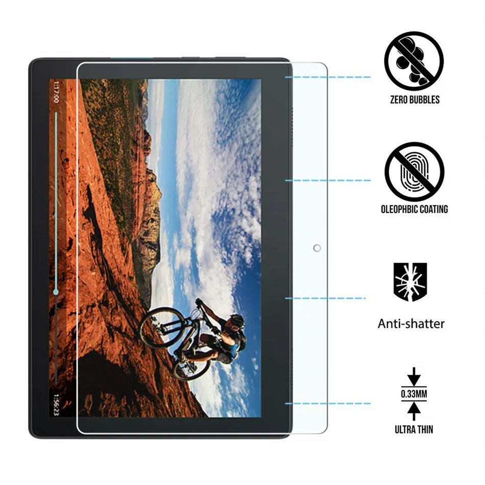 2 шт. закаленное стекло для Lenovo YOGA TAB E10 TB-X104F защита экрана Tab 4 10 ТБ-X304L/Lenovo плюс TB-X704L