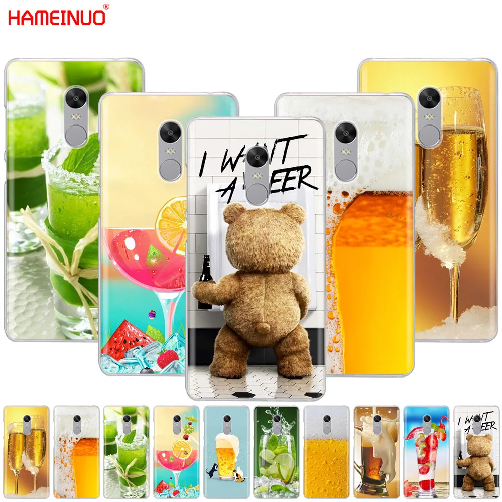 HAMEINUO Beer Summer Cocktai Food Cover phone Case for Xiaomi redmi 5 4 1 1s 2 3 3s pro PLUS note 4X 4A 5A | Мобильные телефоны и