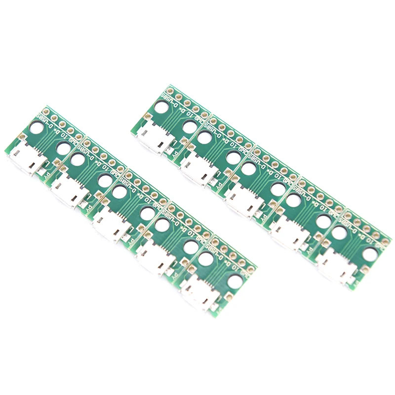 10 шт./лот MICRO USB Для DIP адаптера 5pin Разъем конвертер печатной платы типа в Pinboard Diy Kit