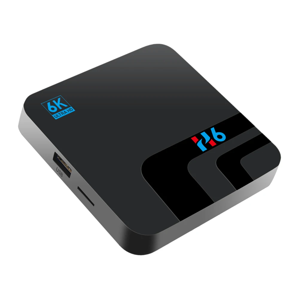 H6 Android 9,0 Смарт ТВ приставка 4 ГБ/32 ГБ 2,4G WiFi приставка Allwinner H6 UHD 4K медиаплеер 6K HDR 100M USB3.0 H.265 VP9