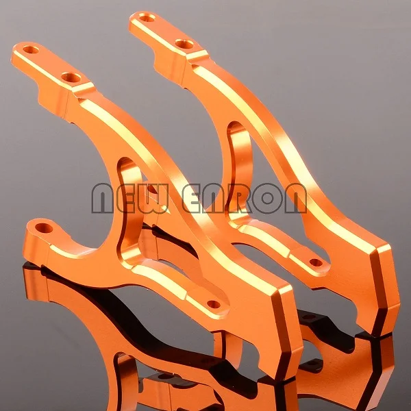 ORANGE NEW ENRON 1:5 2P Aluminum REAR Shock Supports A85438 FOR RC 1/5 HPI Baja 5B SS Rovan KING MOTOR - Color: ORANGE