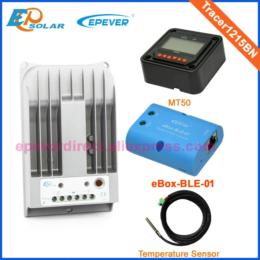 10A regulators Tracer1215BN solar 10amp mppt charge bank controller+temperature sensor and BLE APP connect use | Обустройство дома
