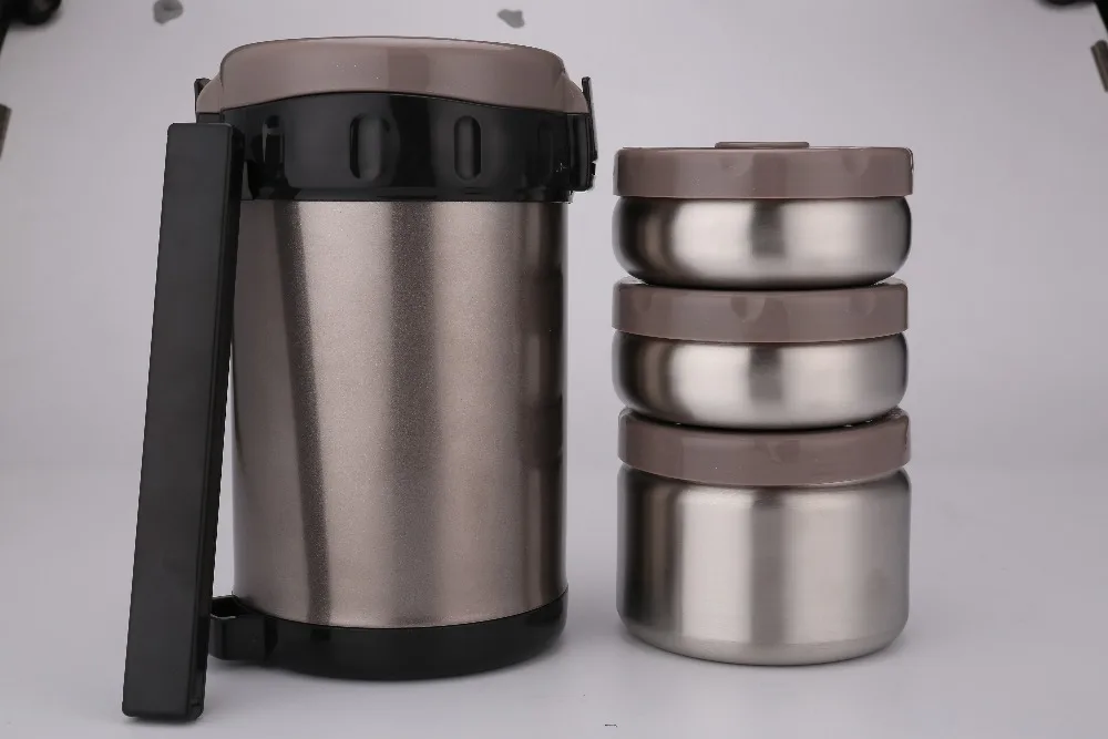 Lebete 1.8L Нержавеющей стали горячей пищи термос Бенто-ланч контейнеров тепловой