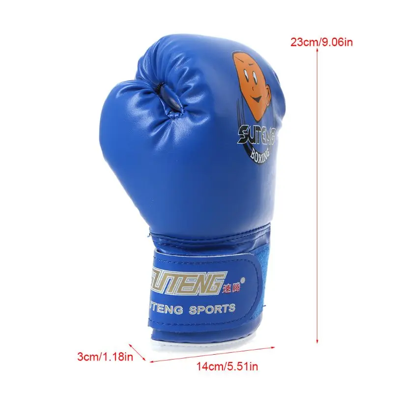 

OOTDTY Children Cartoon Punching Bag Sparring Boxing Gloves Training Fight Age 3-12 Child Gloves