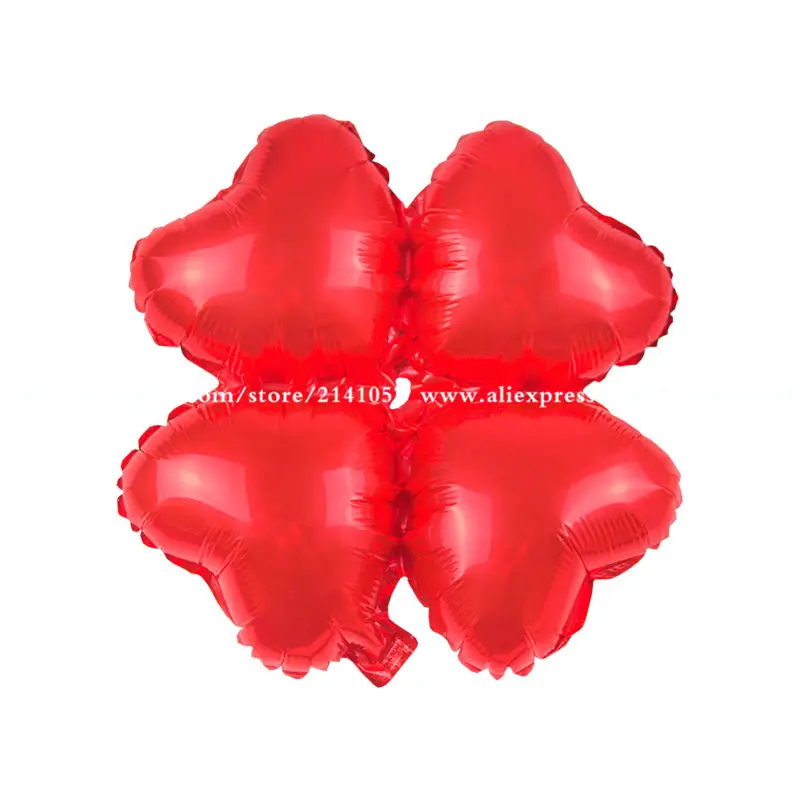 

New design!30pcs/bag 18 inch four leaf clover arch balloons,inflatable air flower balloon wedding party opening ceremony decors.