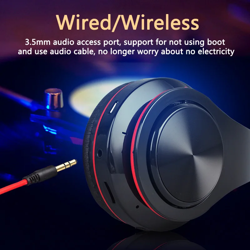 B3 Bluetooth V4.1 4 2 проводные наушники и Беспроводной стерео гарнитура бас с SD карты mi c