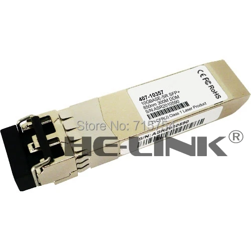 

Новинка 407-10357-Совместимость с Dell 10GbE SR SFP +, 850нм, LC, 300 м, MMF