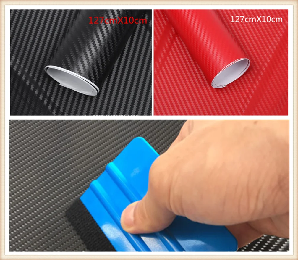 Автомобильные наклейки из углеродного волокна 3D стерео мотоцикл цветная пленка