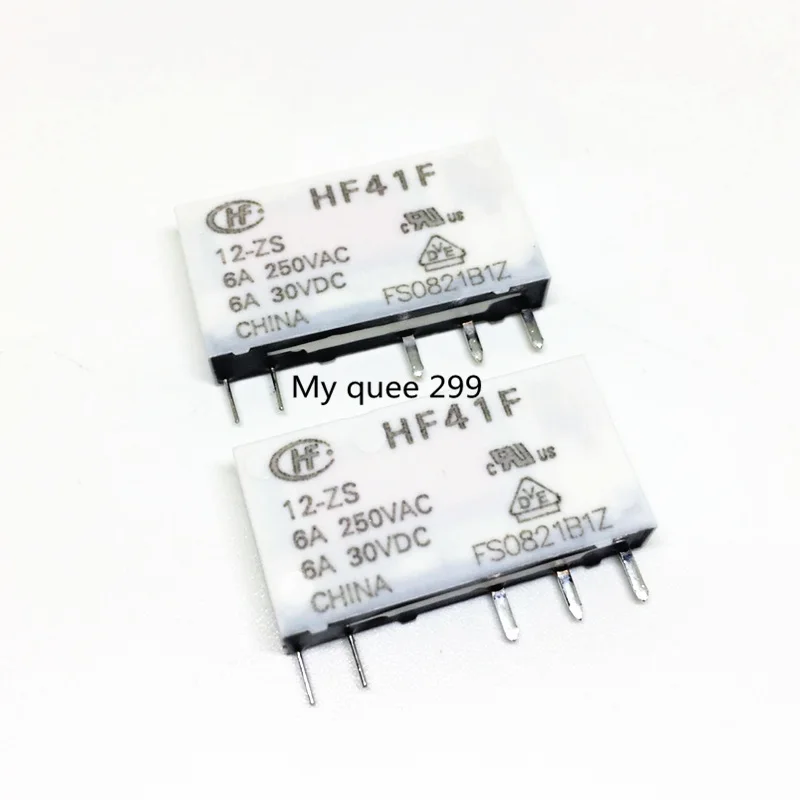 10 шт. 5-контактное реле HF41F-12-ZS 12VDC 6A 250VAC | Обустройство дома
