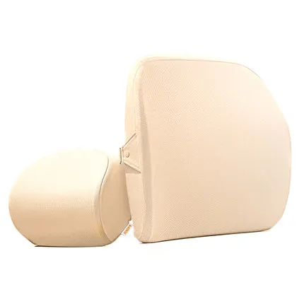beige pillpw cushion Xiao mi Roid mi R1 Автомобильный подголовник 60 d хлопковая Подушка с эффектом памяти cussion mi устройство для умного дома для офиса и автомобиля - Цвет: beige pillpw cushion