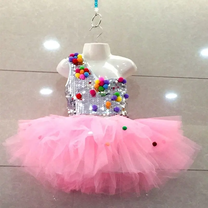 2017 новые джазовые танцевальные костюмы балетное платье пачка с блестками для