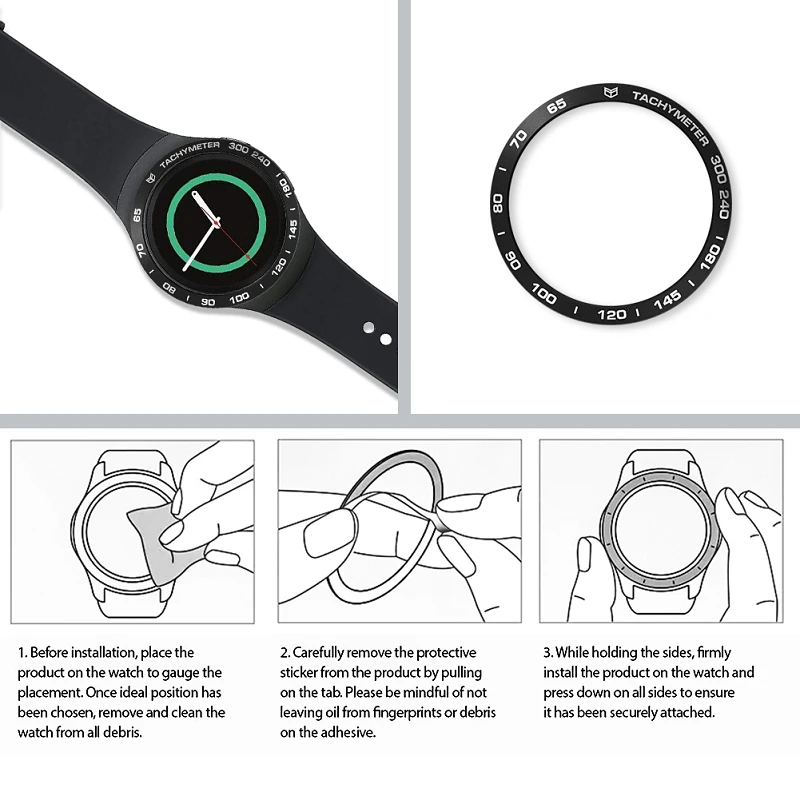 Для samsung gear S2 Classic/Sport ободок кольцо из нержавеющей стали металлический корпус