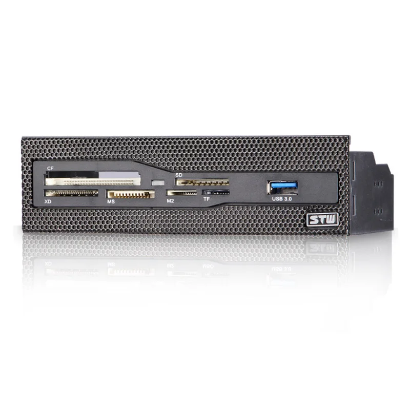 Etmakit все в одном 5 25 дюймовая панель USB2.0 кард ридер CF/SD/MS/TF/XD с кронштейном USB 3 0 NK