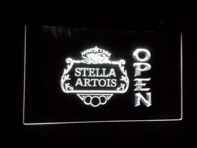 B38 Stella Artois пива открытый бар светодиодный неоновый светильник знак|sign led|signs opensign