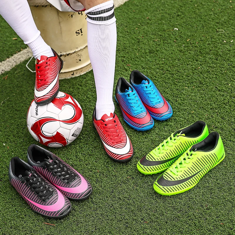 Мужские футбольные бутсы TF для подростков Voetbal Training football Shoes Specialty длинные шипы |