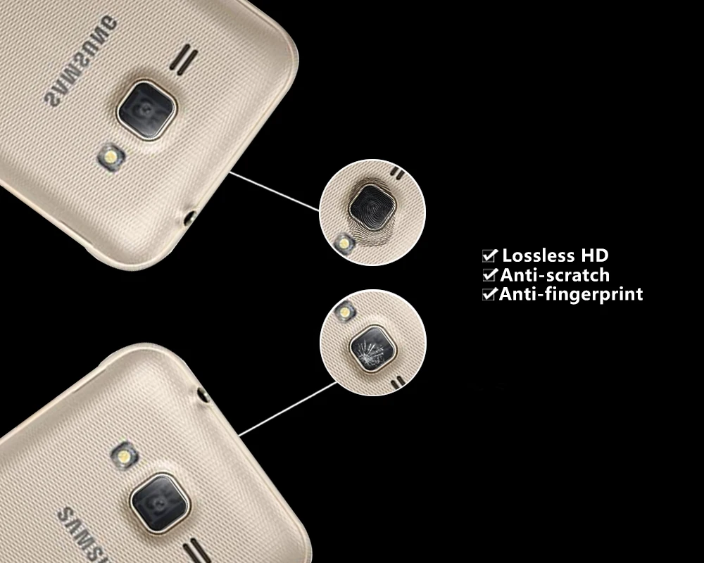 Ультратонкая Защитная пленка для задней камеры из закаленного стекла SAMSUNG GALAXY J1