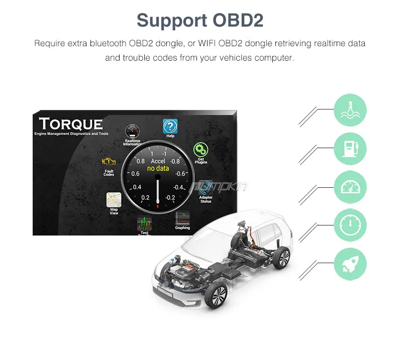 Тыква 2 Din7 &quotAndroid 7 1 Автомобильный мультимедийный DVD плеер GPS навигация