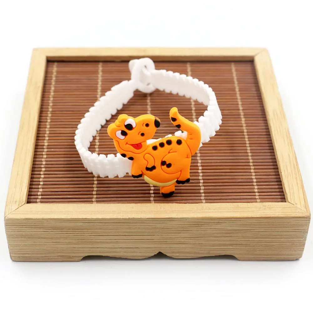 Лидер продаж 6 шт./партия с принтом браслет в виде динозавра регулировки