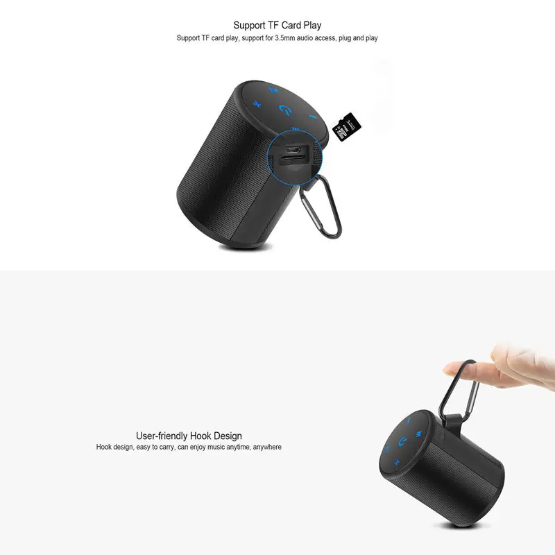 T2 Мини беспроводной Bluetooth динамик на открытом воздухе велосипед Портативные