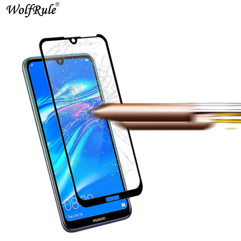 Защитная пленка для ЖК-экрана Huawei Y7 Prime 2019 полностью клеевое стекло полное