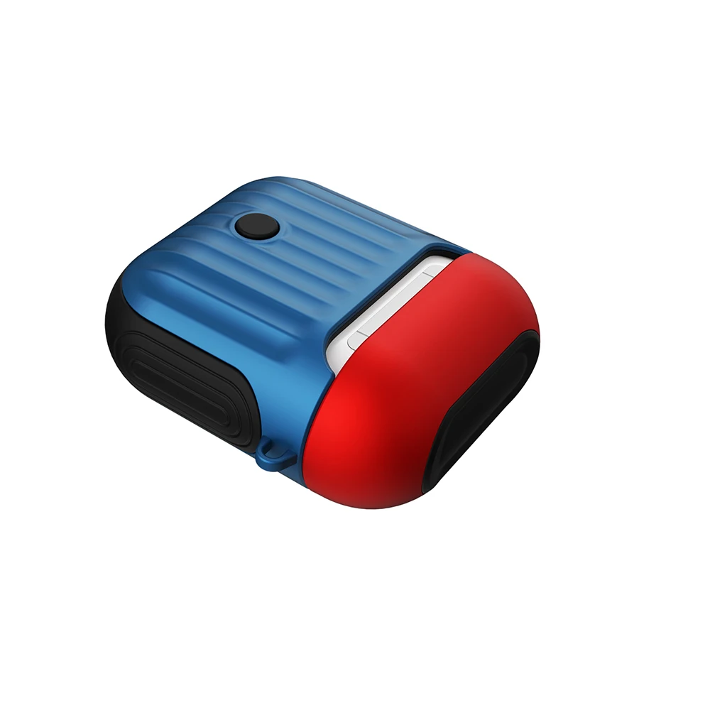 Earphone Case For Apple AirPods Shockproof Cover Wireless Bluetooth Headphone Protector Trunk Pattern Air Pods Pouch | Электроника