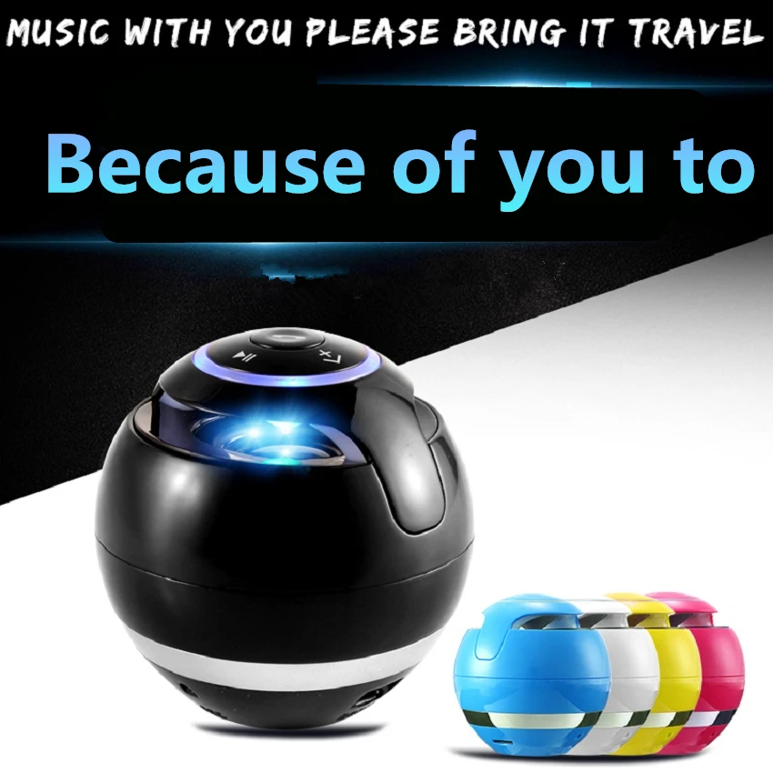 Супер Мини Портативный Bluetooth Беспроводной Динамик сабвуфер Аудиомагнитолы