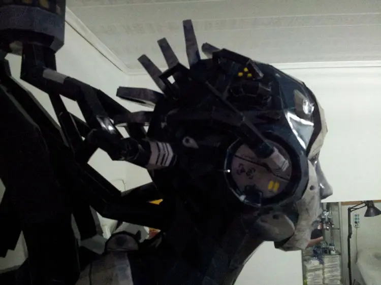 3D бумажная модель звезда терран женщина адъютантная ручной работы сделай сам