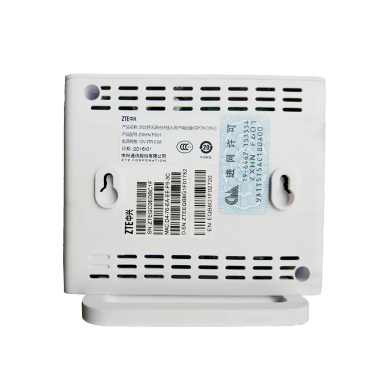 Терминал FTTH GPON ONU ZTE ZXA10 F601 ONT с портом Ethernet 1GE|Оптоволоконное оборудование| |