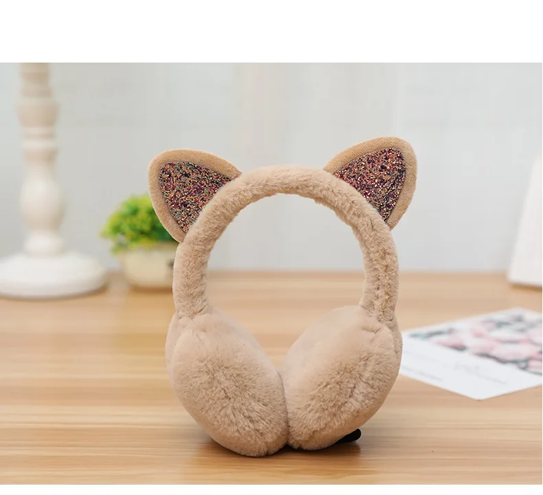 2018 Новые повседневные Модные простые и изящные зимние теплые женские наушники в