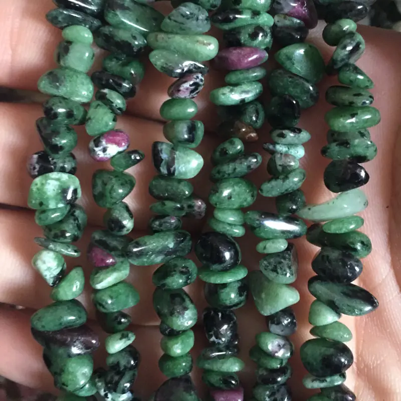4-6x6-8mm Натуральный камень Бусины бусинки бусины Freeform чип Gem для поделок Цепочки и ожерелья bracelats ювелирных изделий Strand 3"