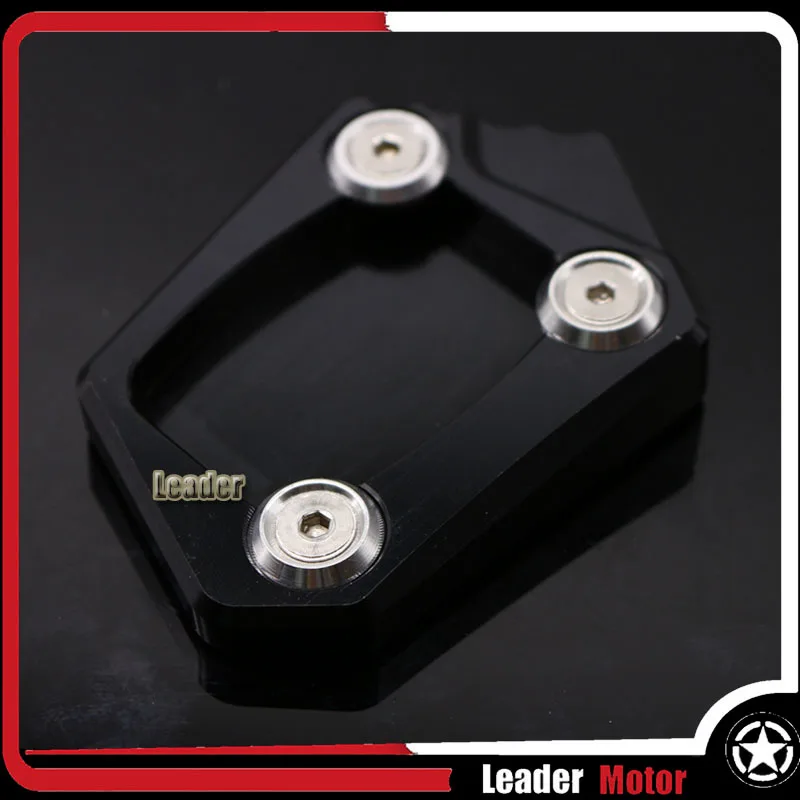 Black Подходит для HONDA CB 400 2008-2012 CB250R CB300R- боковая откидная подножка подставка удлинитель pad - Цвет: Black