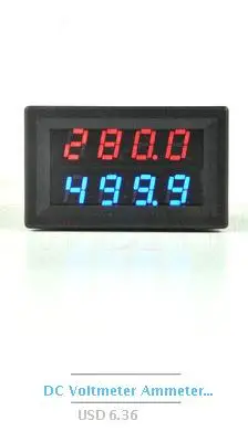 DC 200 V 300A кулонметр 12864 lcd цифровой вольт-усилитель измеритель напряжения тока мощность энергии темп времени сигнализации 12 V 24 V