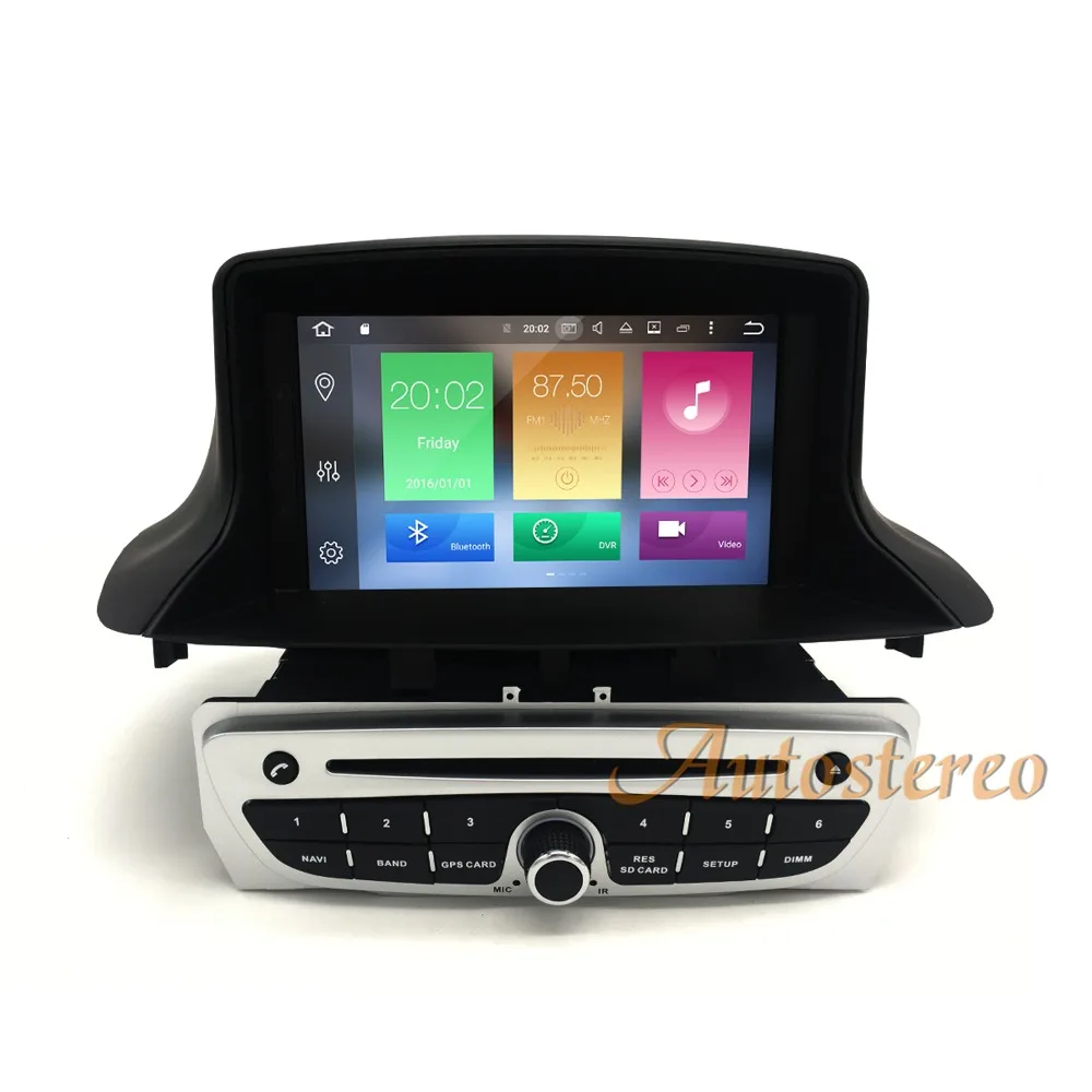 Новейший Android 8,1 автомобильный DVD CD плеер для Renault Megane 3 Fluence 2009- Автомобильный gps навигатор головное устройство магнитофон радио ips