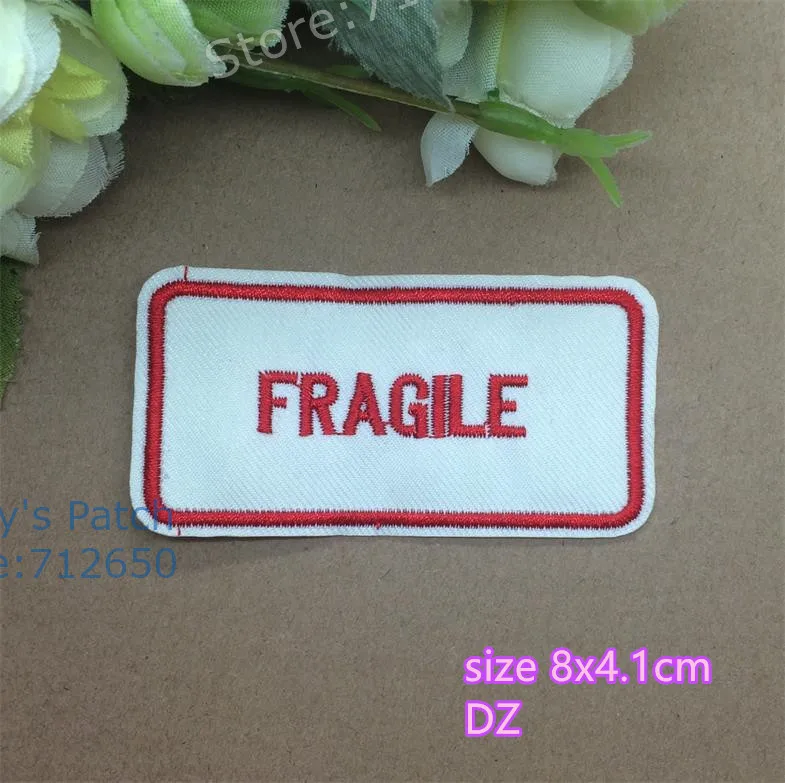 Новое поступление 10 шт. белые базовые слова embroideded Iron On sew on badge Патчи для одежды сумка для обуви аппликация аксессуар - Цвет: 10 pcs of style 18