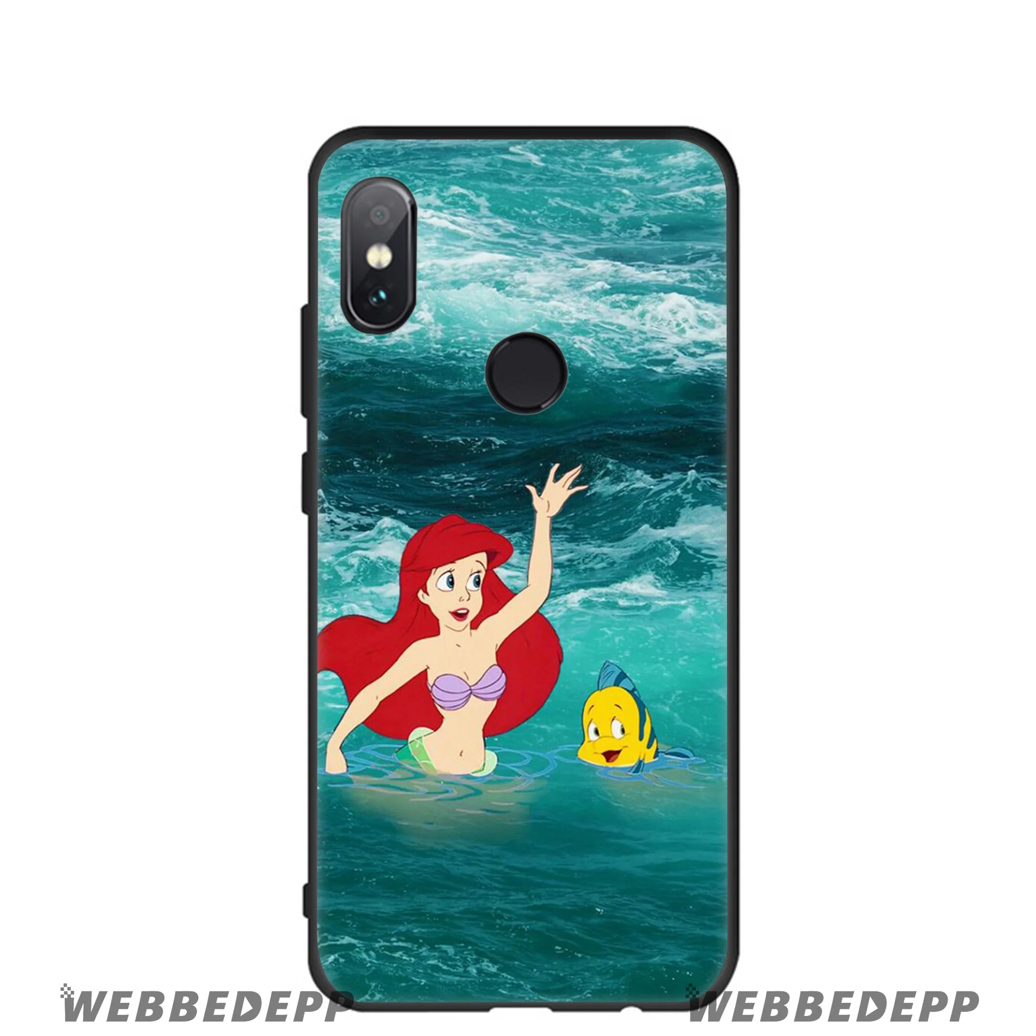 9 WEBBEDEPP Ариэль Русалочка Мягкий силиконовый чехол для Xiaomi Redmi Note 7 6 6A 5 4 4X 4A 5A 5 S2 Plus Pro Lite - Цвет: 9