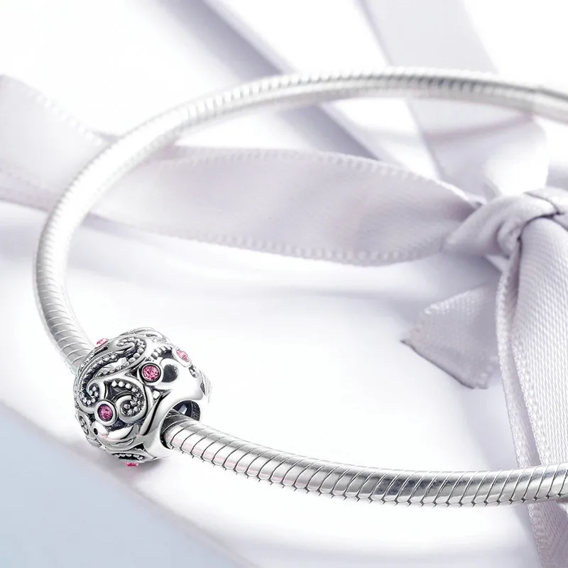 FURUYA 925 пробы Серебряные Подвески подходят Pandora Браслеты Ожерелья Любовь мессенджер любовь птица бусины ювелирные изделия