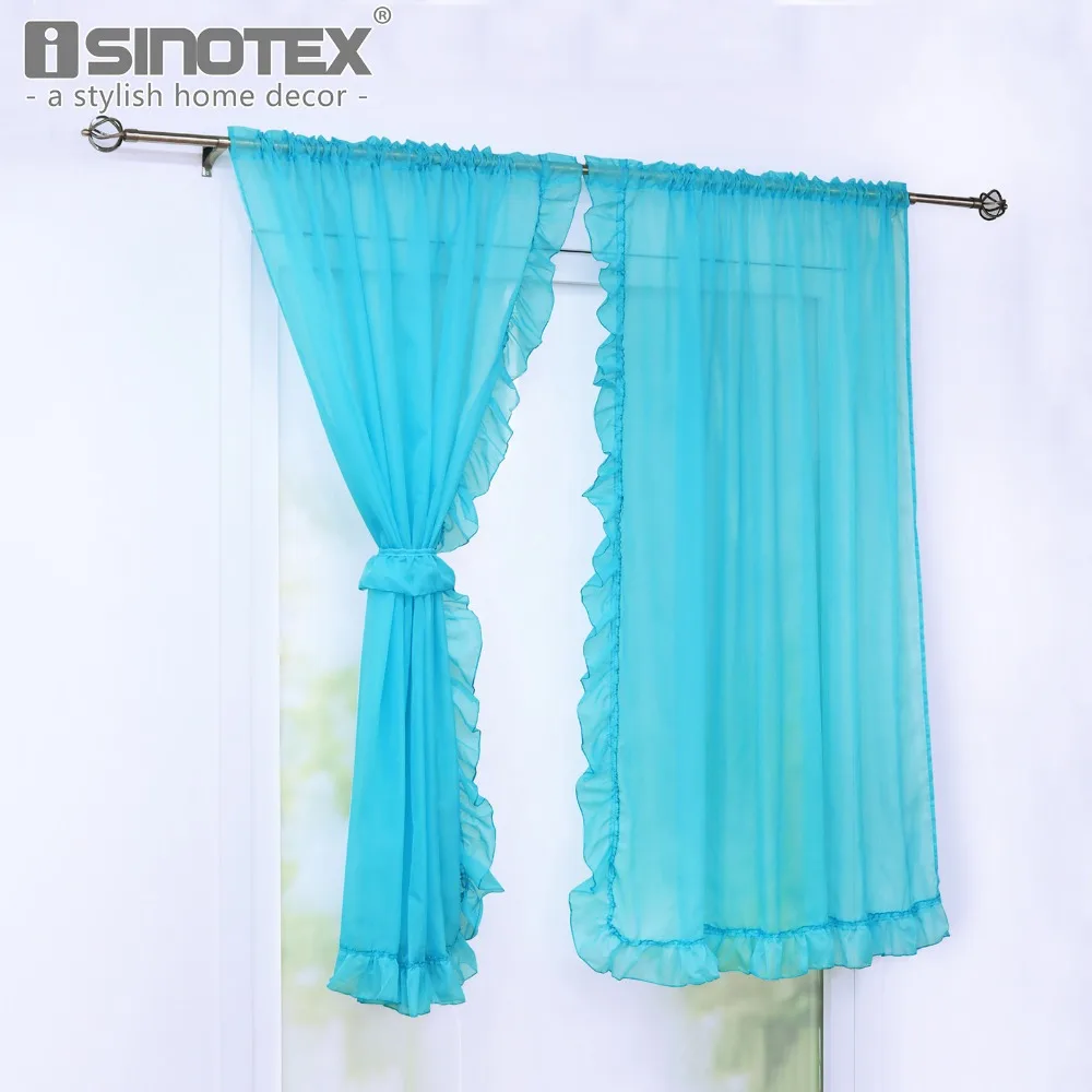 Оконные Занавески прозрачные с ремешками для кухни гостиной|valances for kitchen|curtain