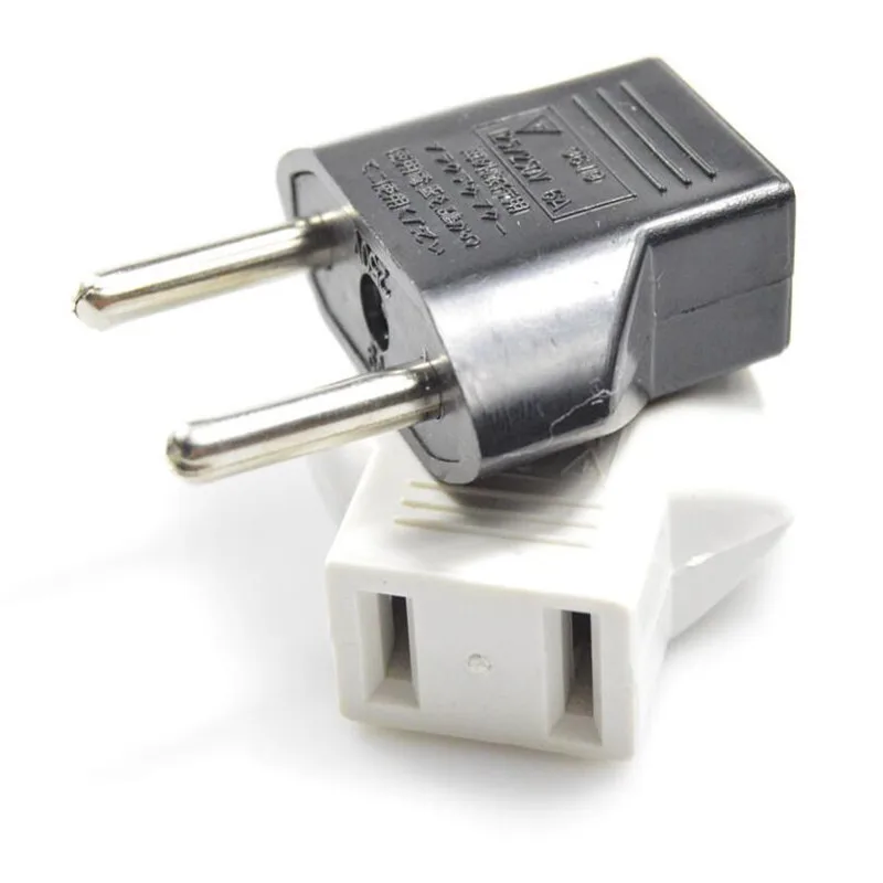 10 шт./Бесплатная доставка Универсальная штепсельная вилка США в ЕС евро Европу