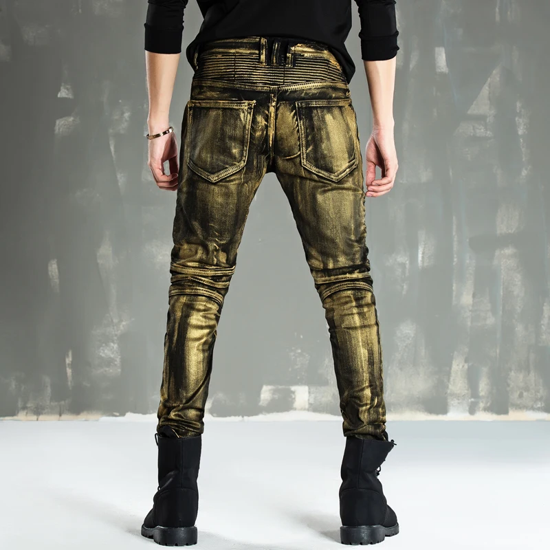 Рисунок 2 - Дизайнерские джинсы в стиле панк для мужчин